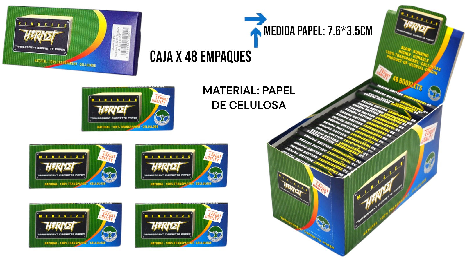 PAPEL HORNET CELULOSO (50) PAPEL HORNET CELULOSO (50)